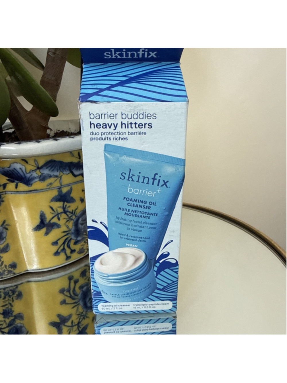 Skinfix Foaming Facial Oil Cleanser Cream Set Heavy Hitters Barrier Buddies